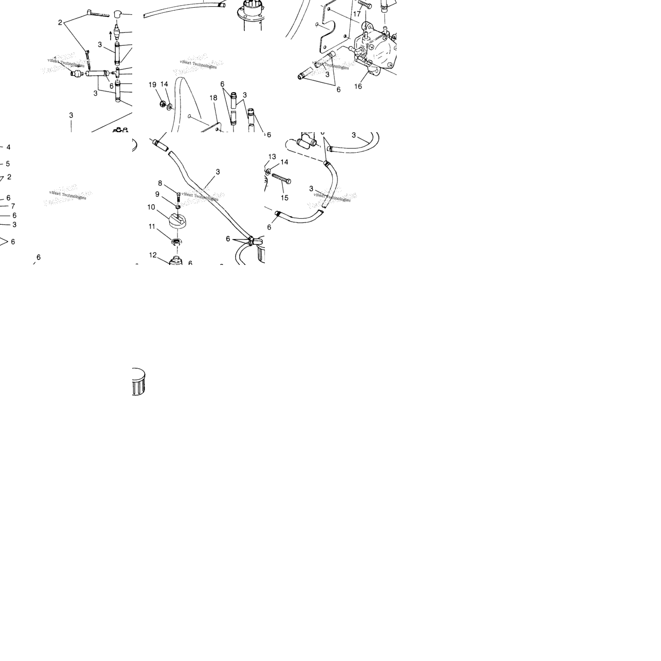 Fuel System Sl 780 & Intl. Sl 780 I974088