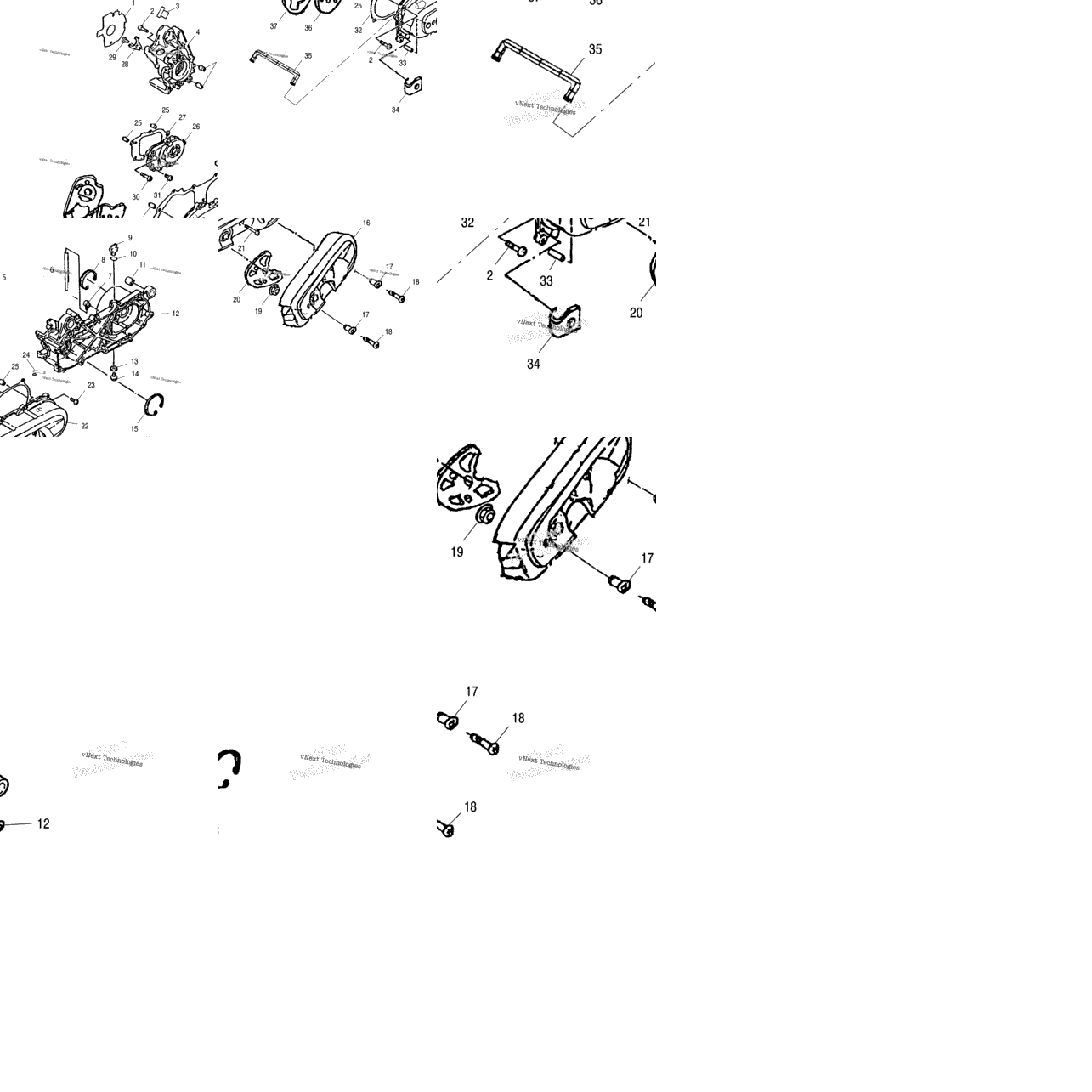 Crankcase A02fa09ca/Cb/Cc