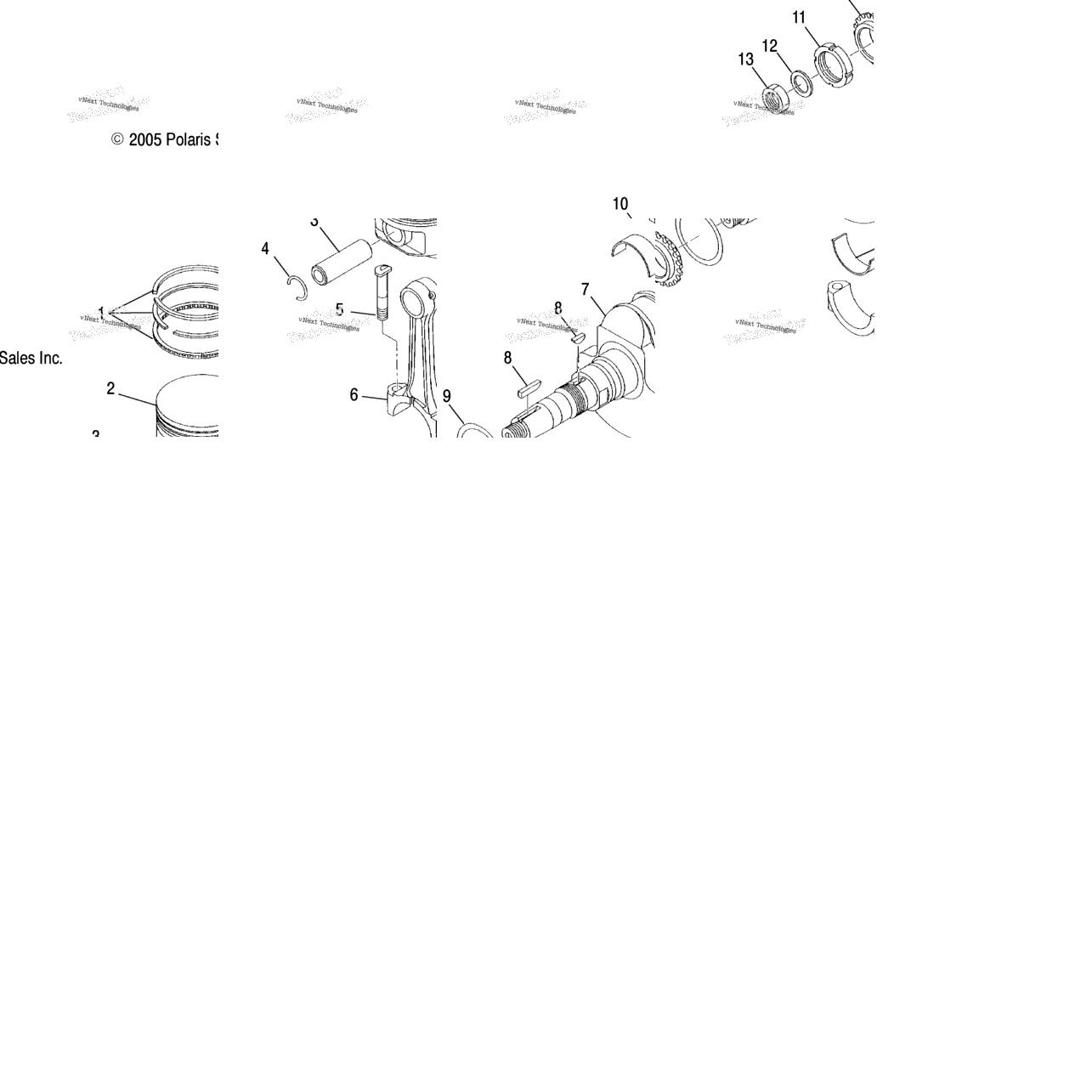 Crankshaft & Piston /Ab/Ac/Fa