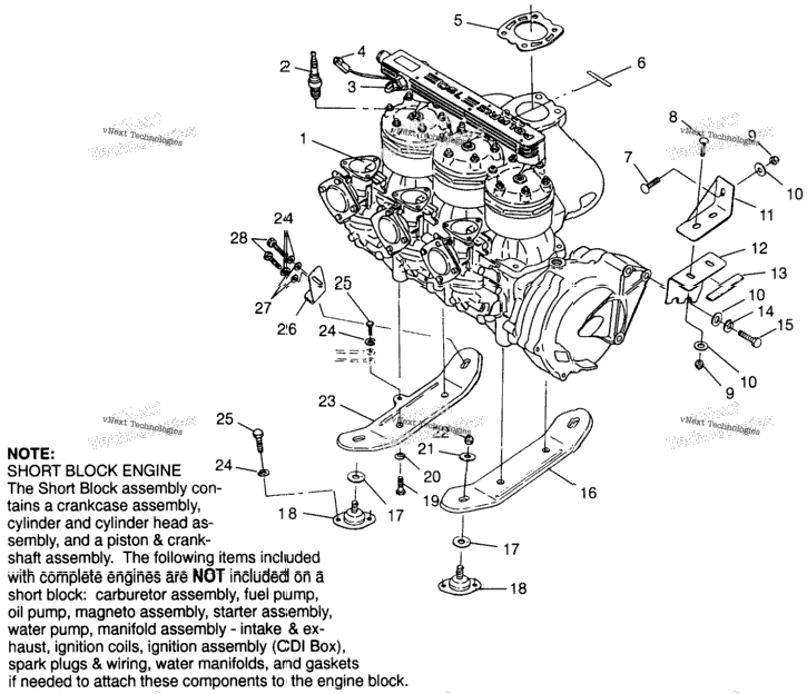Engine Mounting Slt 780 B964588 & Intl. Slt 780