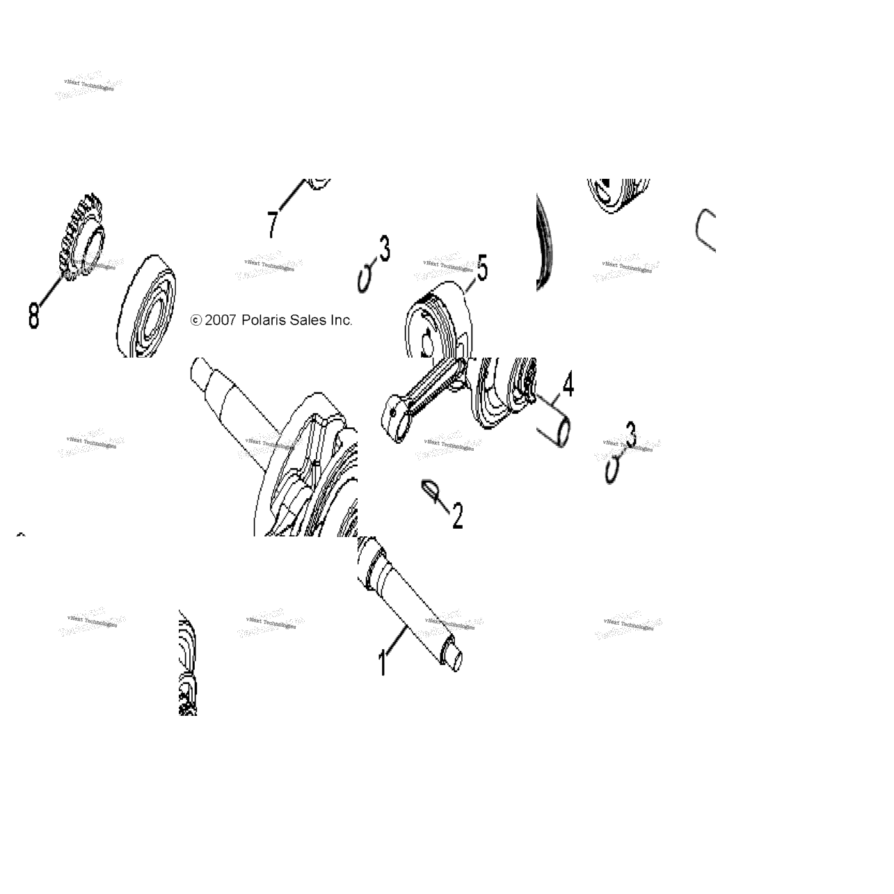 Engine, Crankshaft & Piston