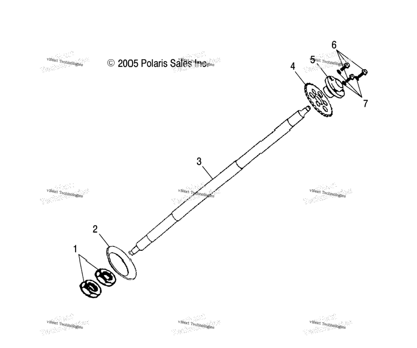 Wheels, Rear Axle