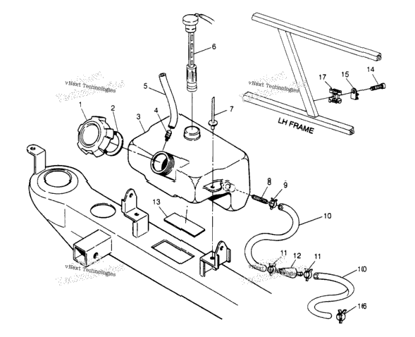 Oil Tank Assembly 4X4 400L