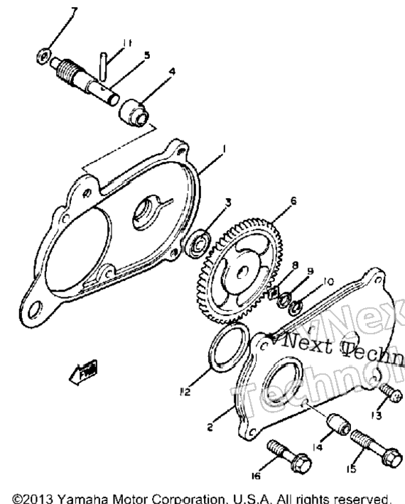 Pump Drive - Gear Br250f - G