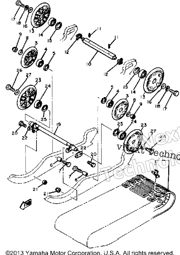 Track Suspension 1 Br250f - G