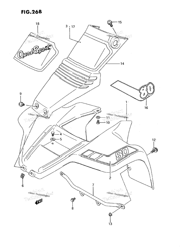 Front Fender (Model M/N/P/R)