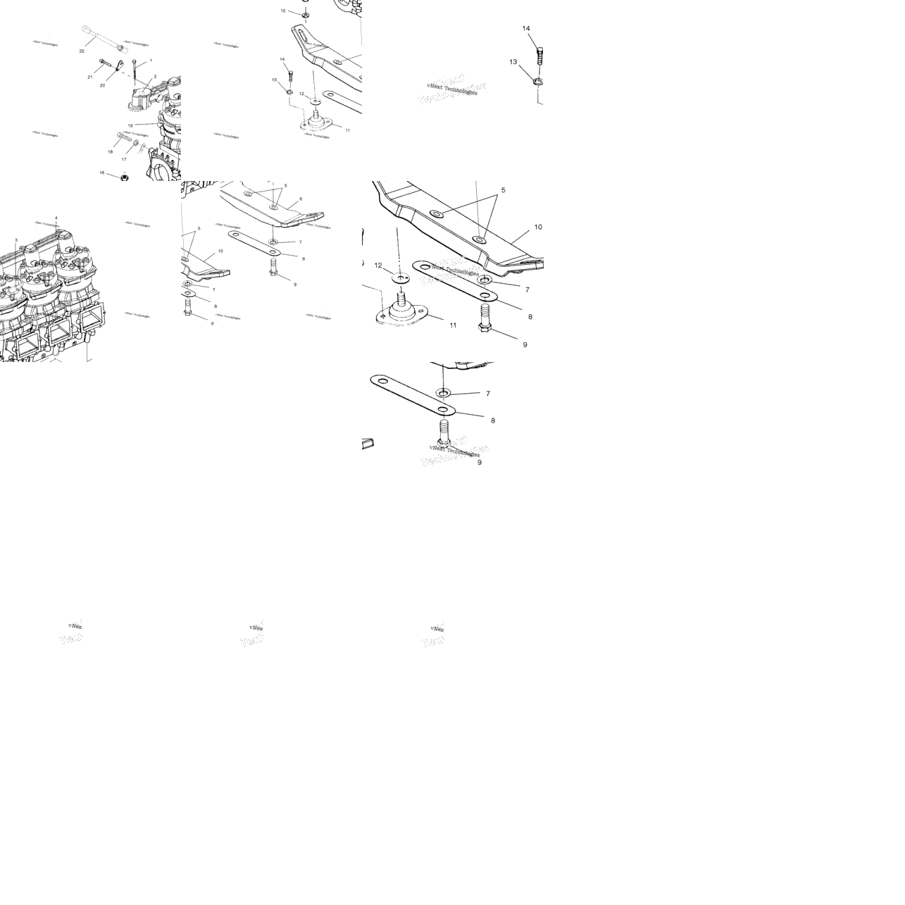 Engine Mounting /W025098c/W025098i
