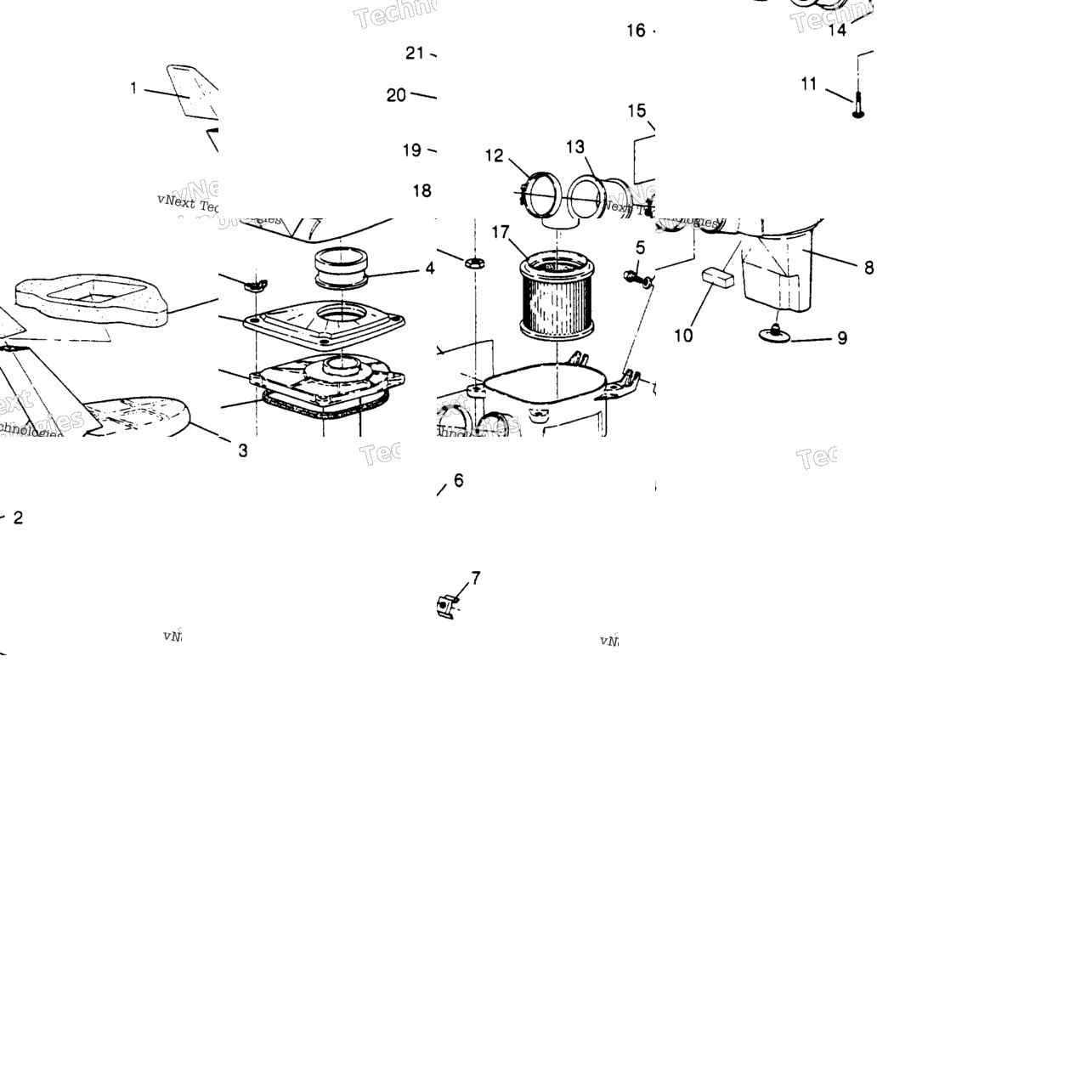 Air Box Assembly Trail Boss
