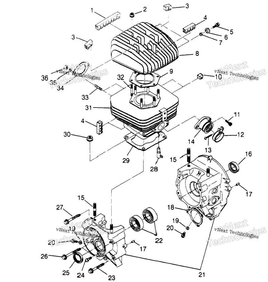 Crankcase & Cylinder
