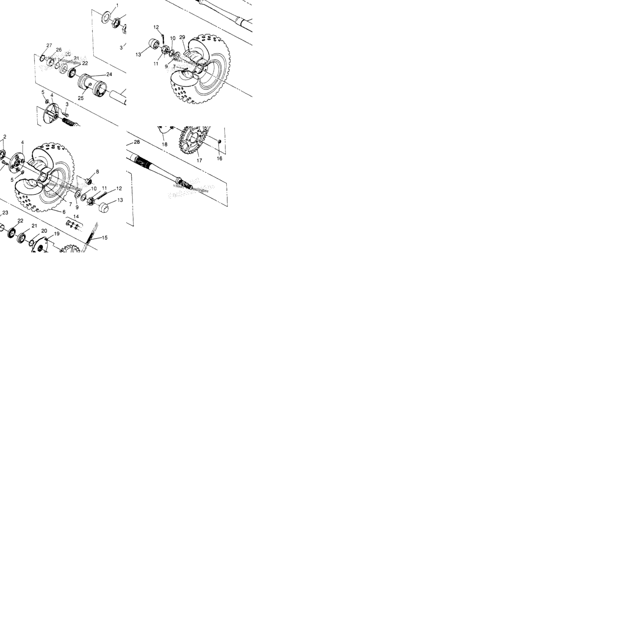 Rear Wheel Drive Assembly