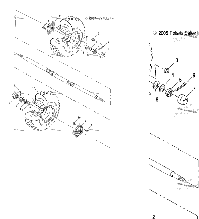 Wheel, Rear