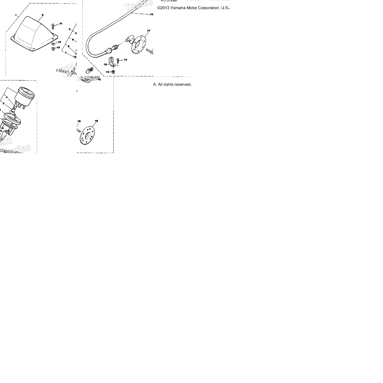 Speedometer Kit (Alternate Part) Et340tj