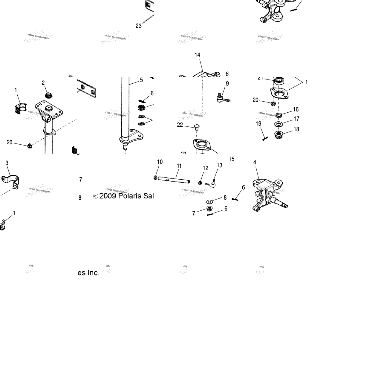 Steering, Steering Post & Tie Rods