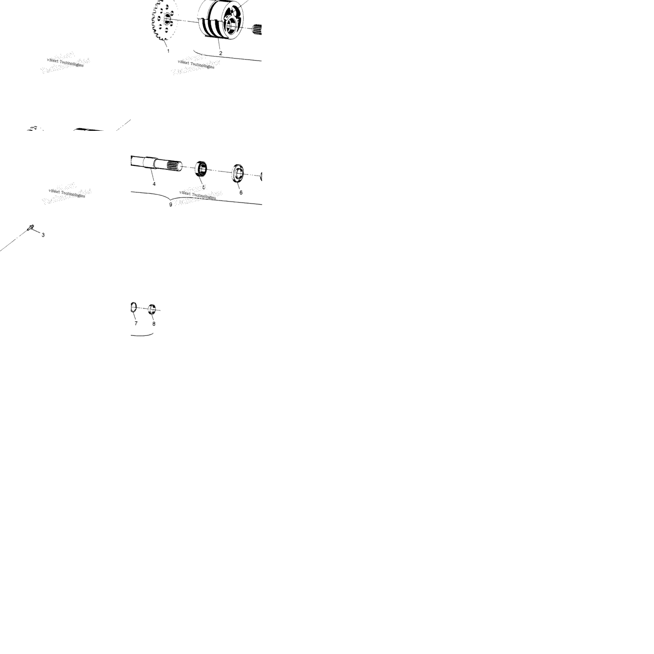 Front Tightener Assembly Sportsman 4X4