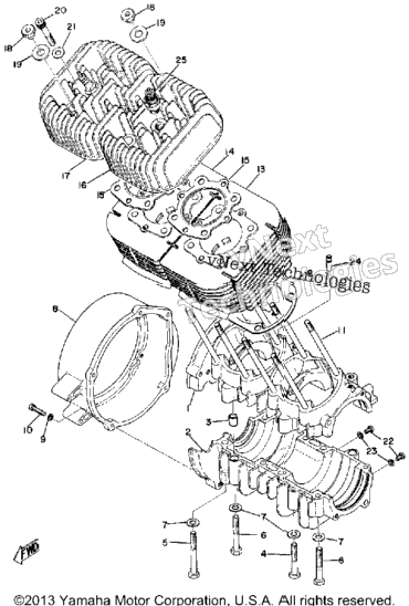 Crankcase - Cylinder - Cylinder Head