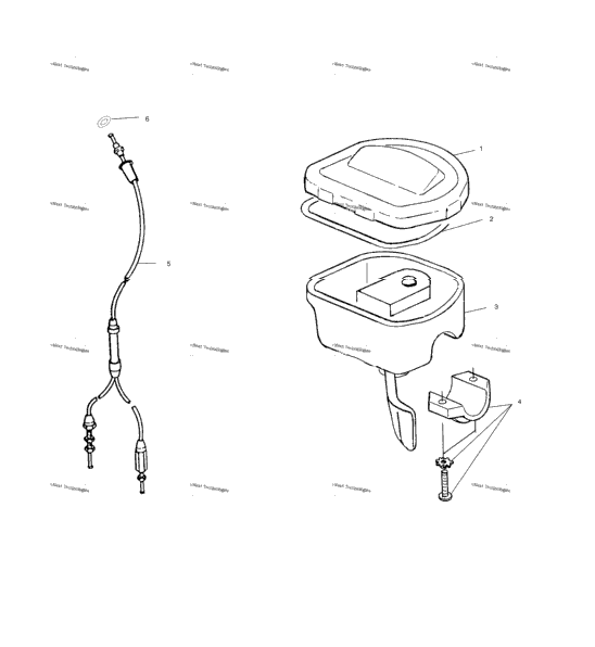 Controls Throttle Asm./Cable
