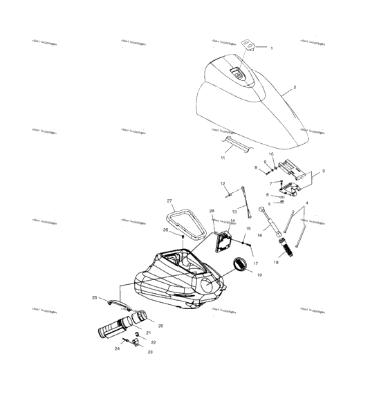 Front Storage Compartment W015099d
