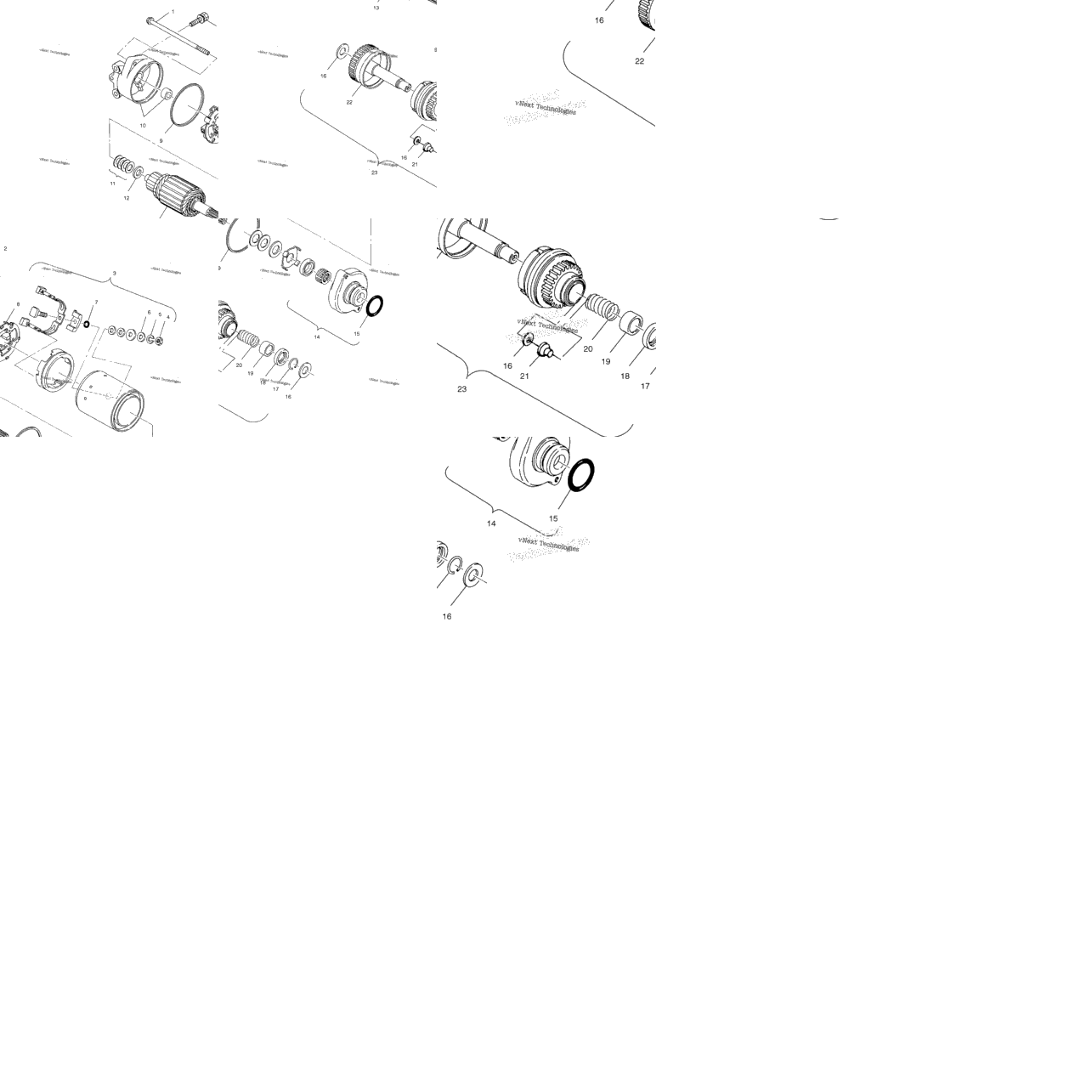Starting Motor W015099d