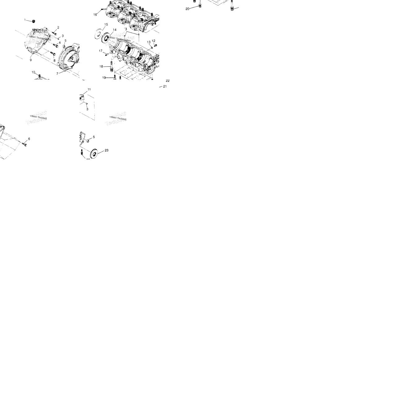 Crankcase Assembly Slt 750