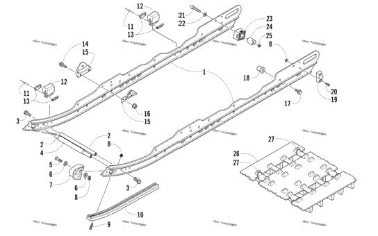 Slide Rails And Track Assembly