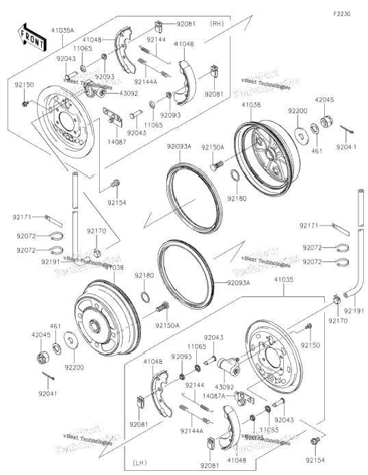Front Hubs/Brakes