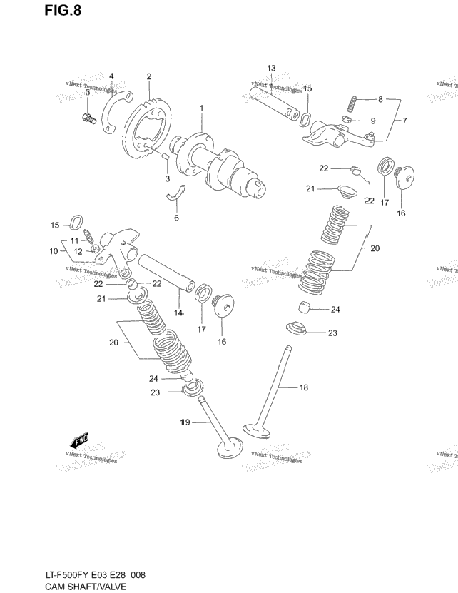 Cam Shaft - Valve