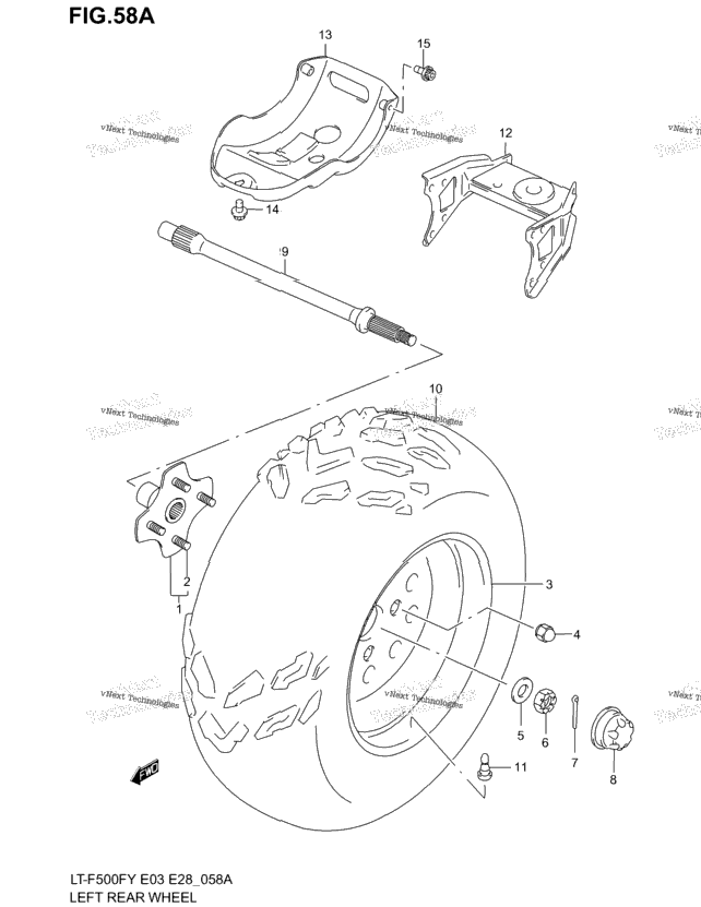 Left Rear Wheel (Model Y)