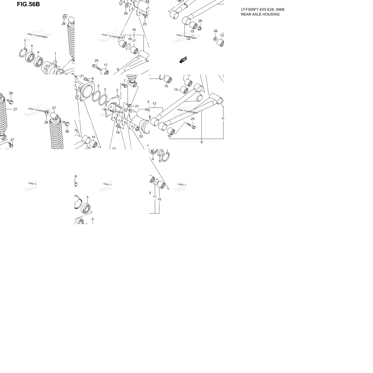 Rear Axle Housing (Model K1/K2)