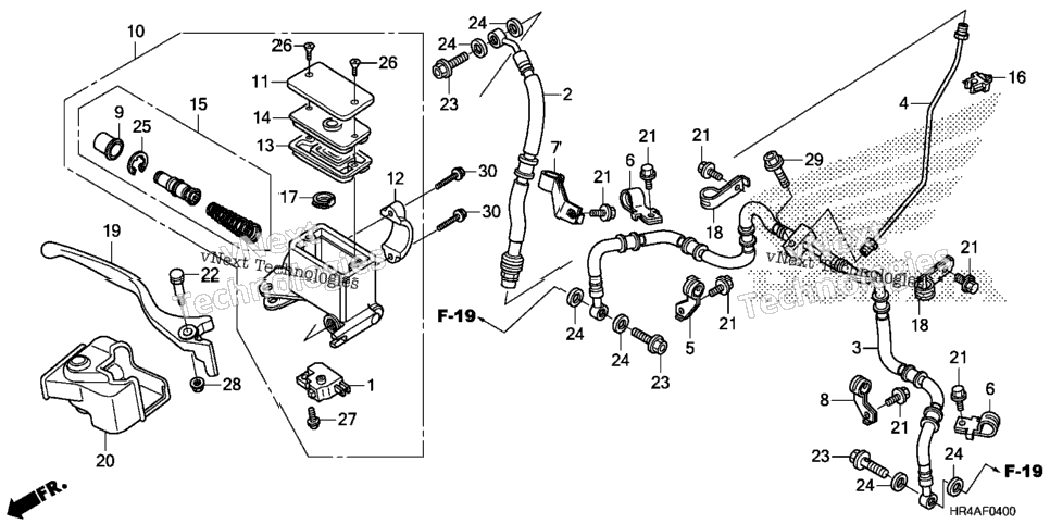 Front Brake Master Cylinder