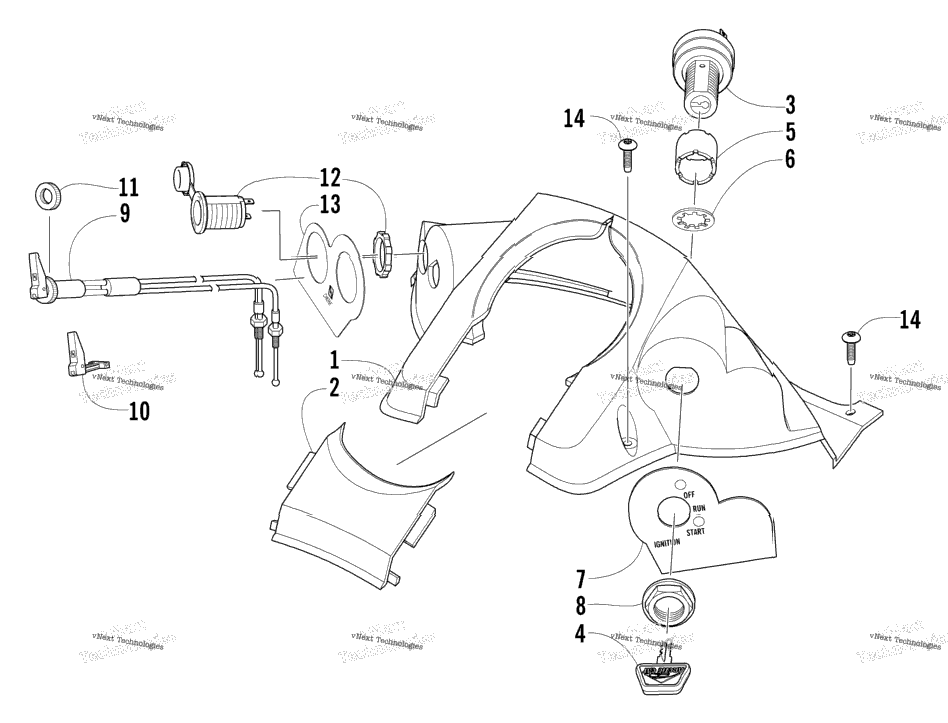 Console And Switch Assembly