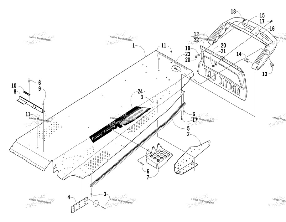 Tunnel And Rear Bumper