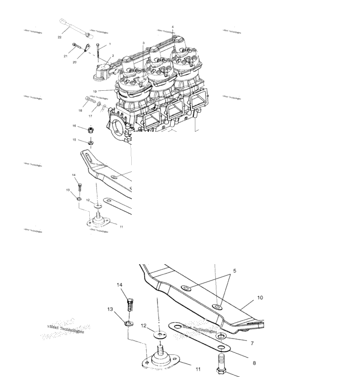 Engine Mounting W025098d//W025098i