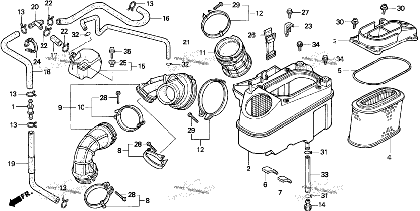 Vt1100c2air Cleaner