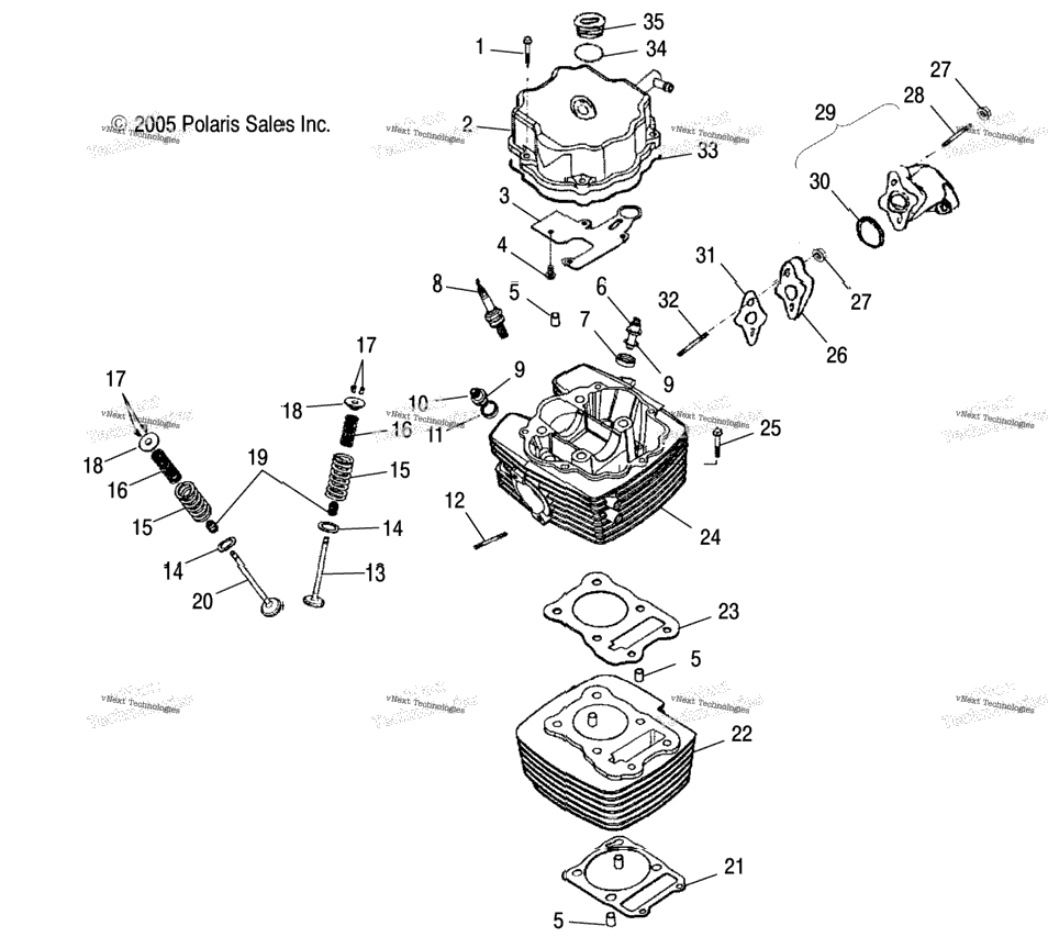 Engine, Cylinder Head