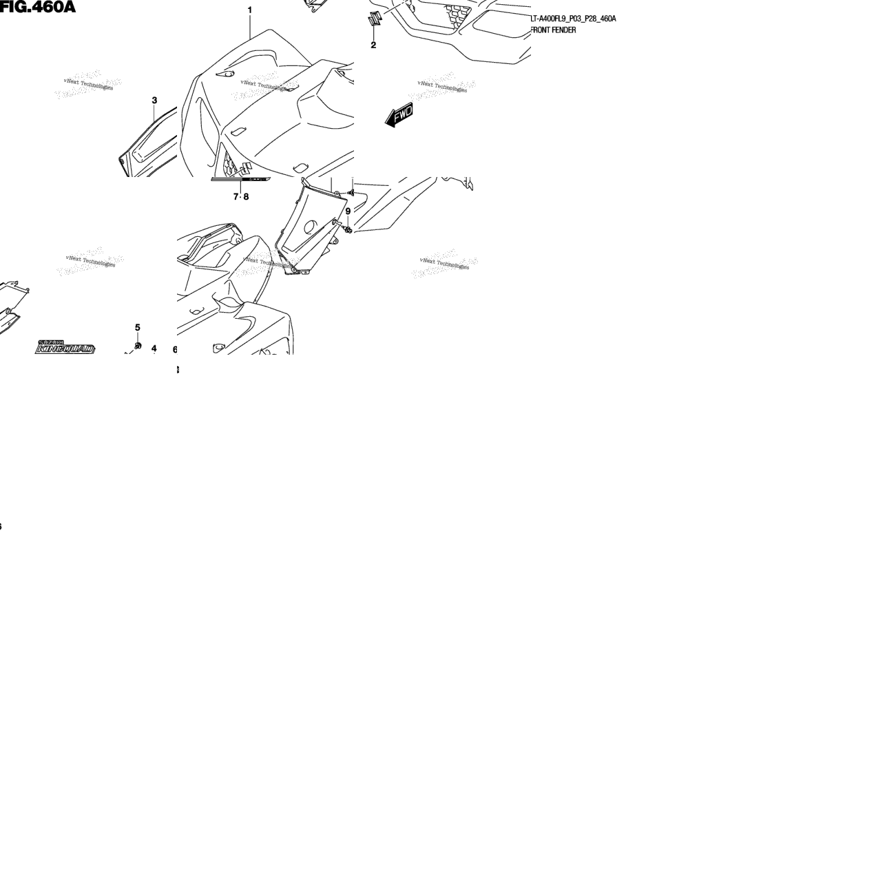 Front Fender (Lt-A400fl9 P03)