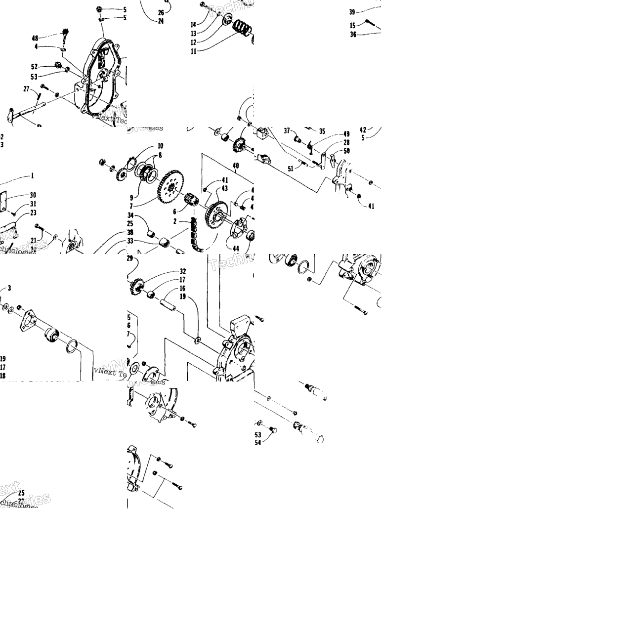 Drive/Reverse Dropcase Assembly