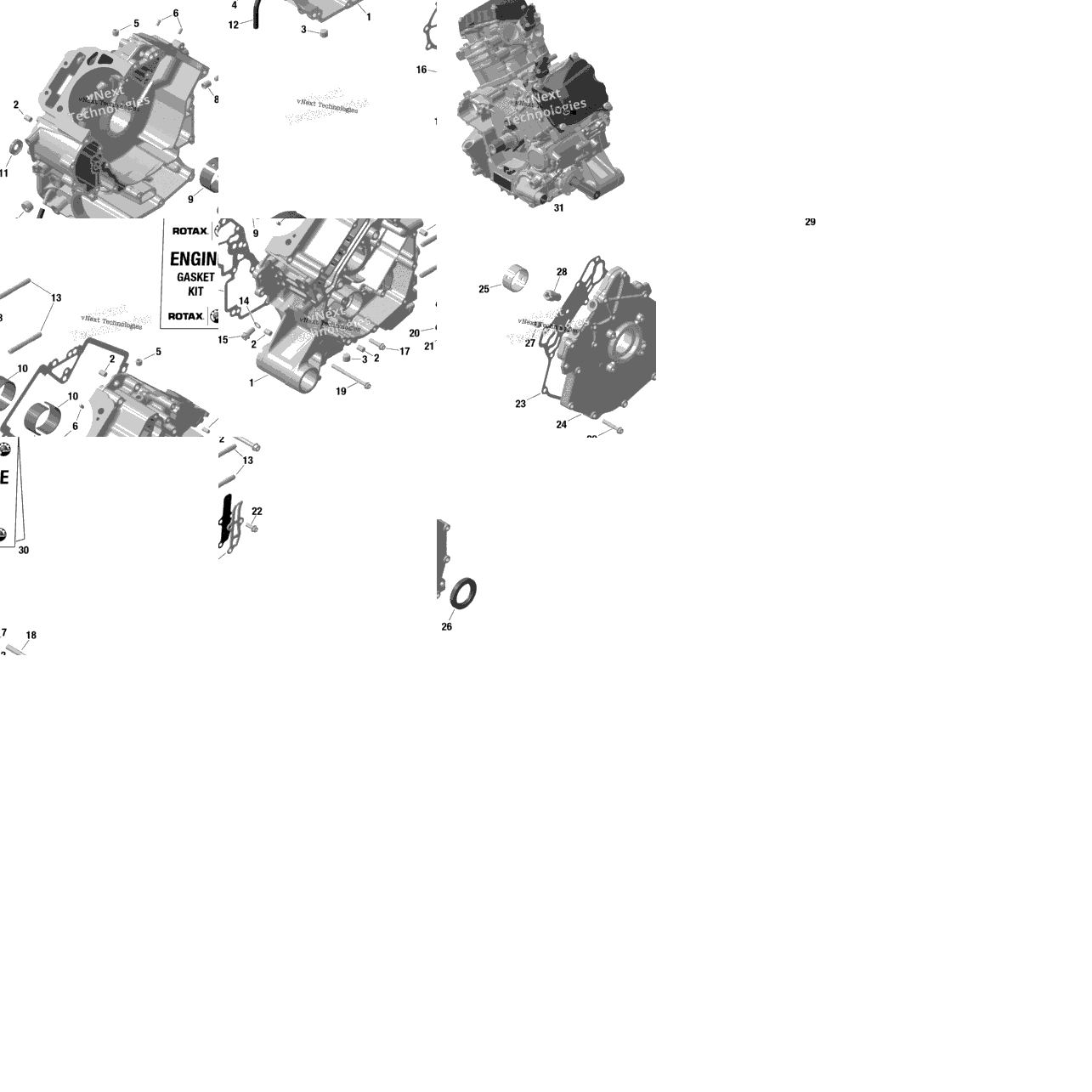 Rotax - Crankcase