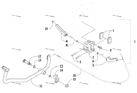 Mechanical Brake Assembly