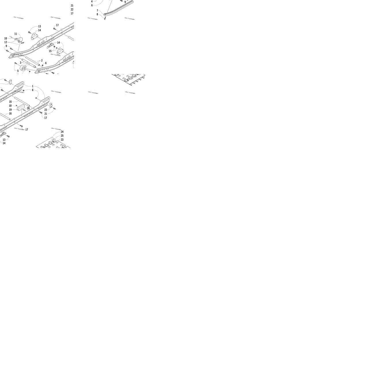 Slide Rail And Track Assembly