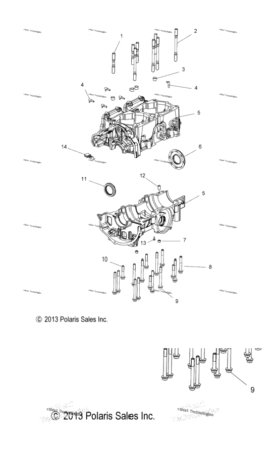 Engine, Crankcase