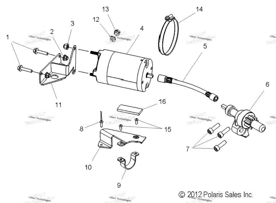 Engine, Starter Motor