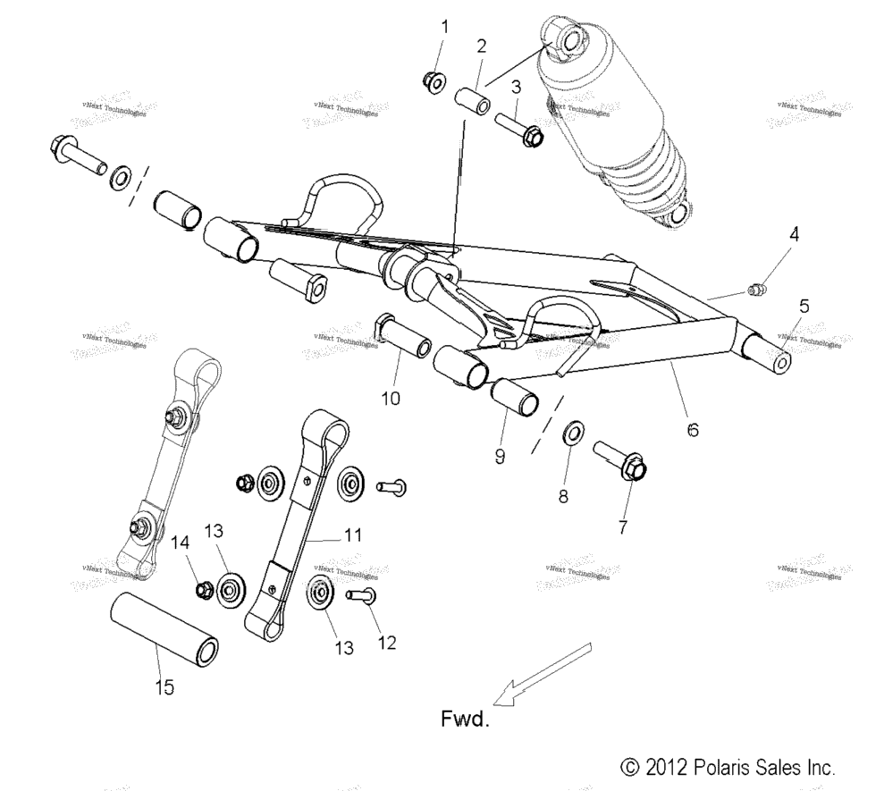Suspension, Torque Arm, Front