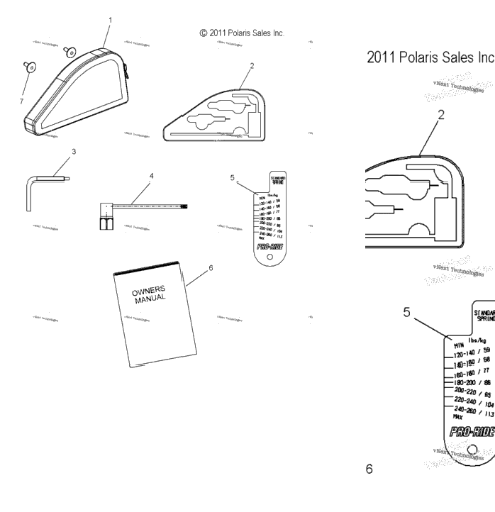 Tools, Tool Kit & Owners Manual S13bagsl