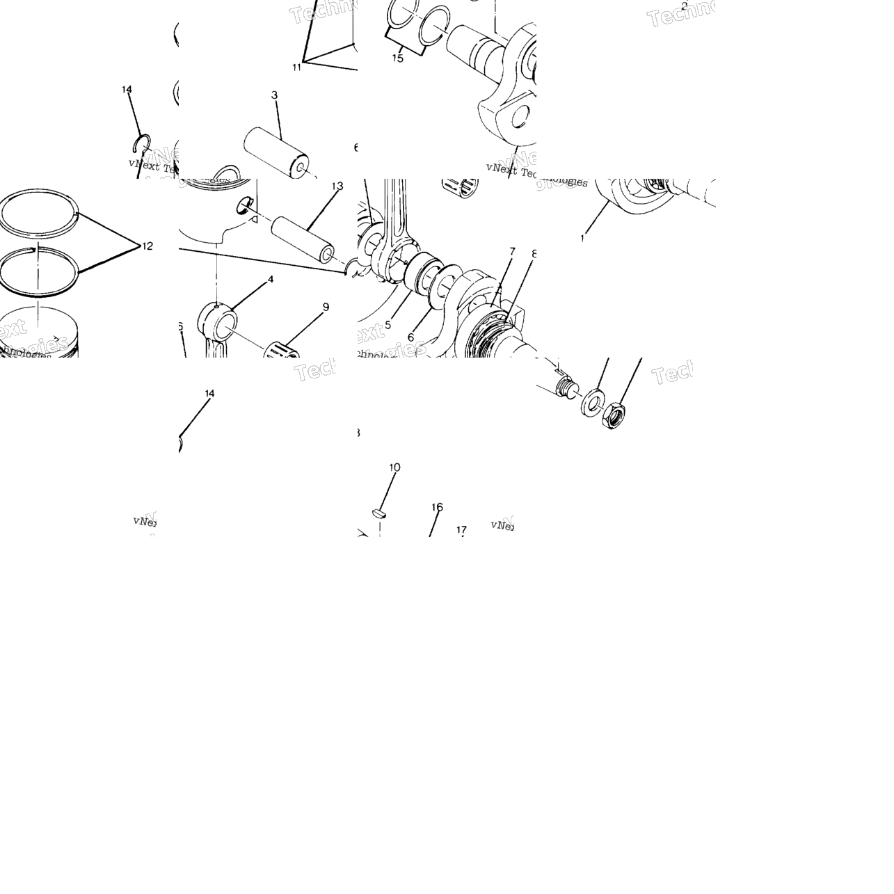 Crankshaft & Piston Assembly