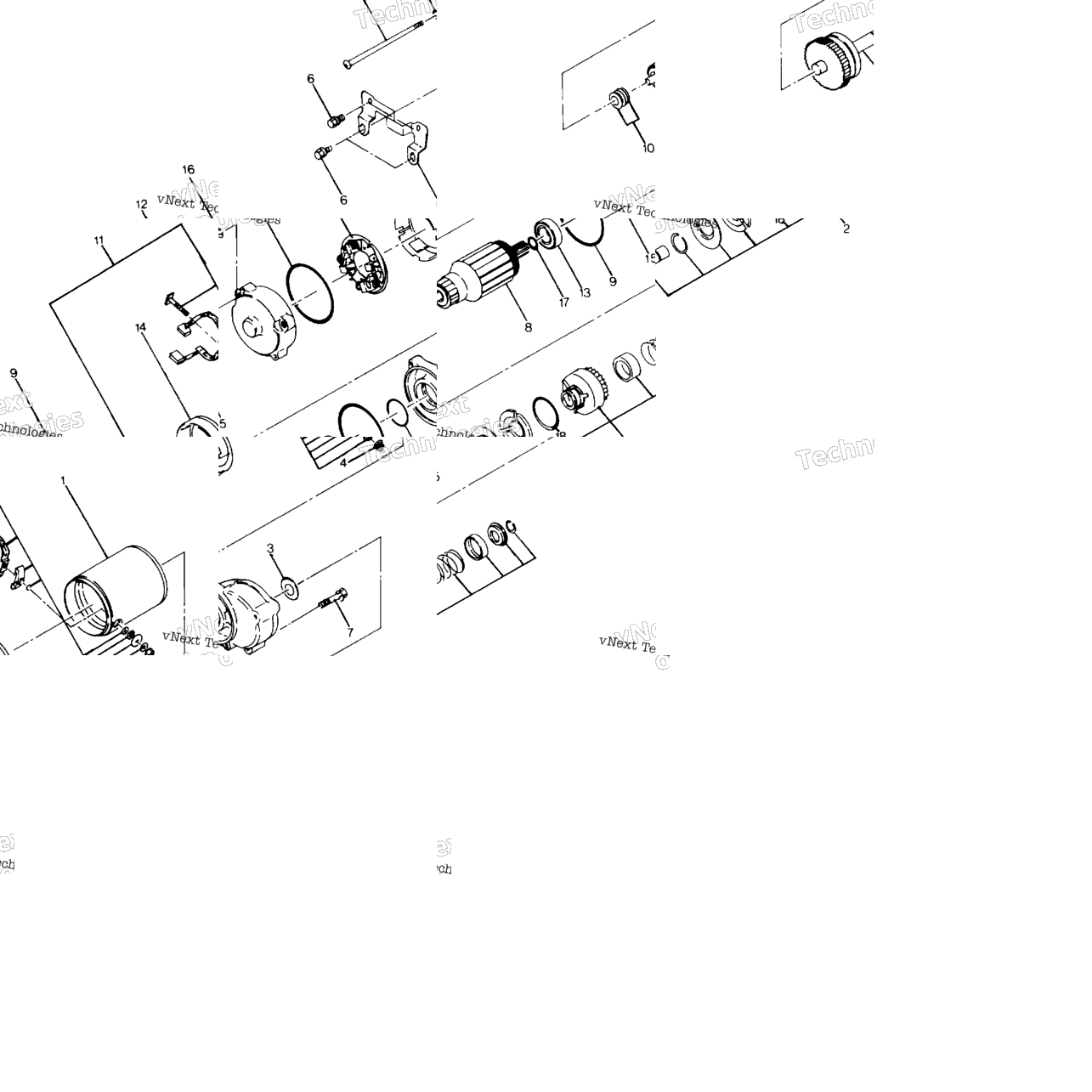 Starting Motor Assembly