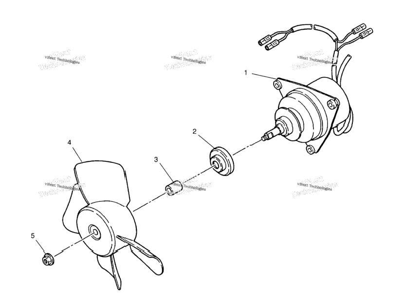 Fan Motor Trail Boss