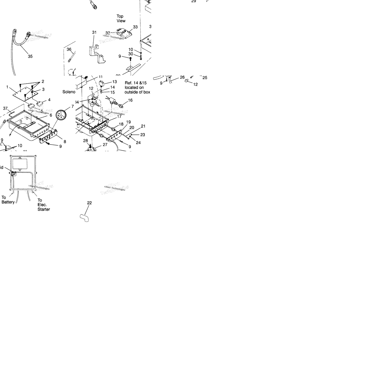 Electrical Box Sl 900 B964291 & Intl. Sl 900