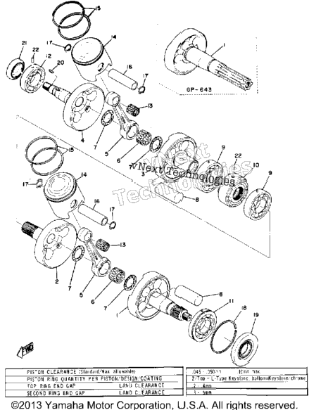 Crank - Piston