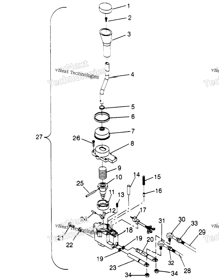 Shift Linkage Assembly 4X4 300