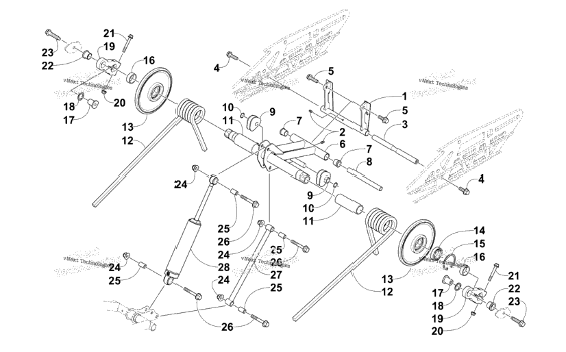 Rear Suspension Rear Arm Assembly